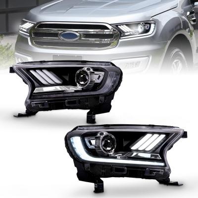 China Wholesale Led Ranger 2015+ T7/T8 Front Light Headlamp For Ford Headlight Atuo Parts Accessories Archaic New PC+ABS Design Full for sale