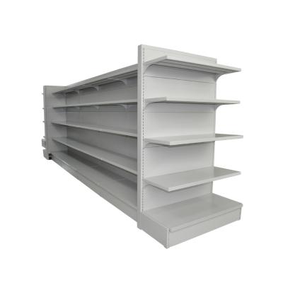 China Single Sided Double Sided Grocery Display Racks /Shelves For General Grocery Supermarket Shelf Gondola Shelving for sale