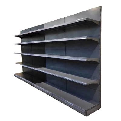 China Customized Single Sided Double Sided Heavy Duty Display Rack Supermarket Shelving for sale