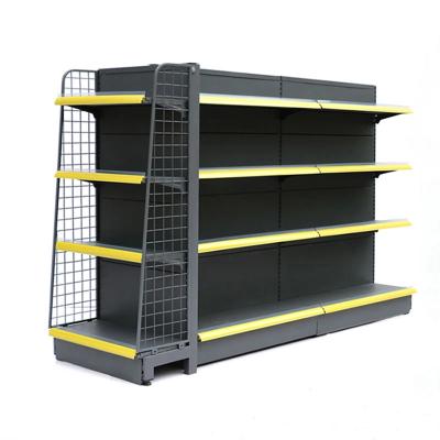 China High Quality Customized Double Sided Single Sided Supermarket Equipment Supermarket Shelf With Adjustable Shelf for sale