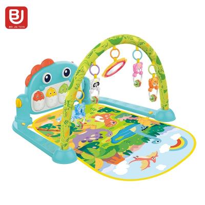 China Eco-Friendly Musical Lightweight Play Mat Toy Activity Playmat Custom Latest Design Educational Dinosaur Toy OEM&ODM Kids Piano Fitness Plan for sale