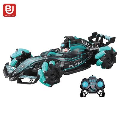 China Wholesale 2.4G RC Stunt App Controlled Car Toys High Speed ​​Remote Control Car Drift With Jet Light Vapor For Boys for sale