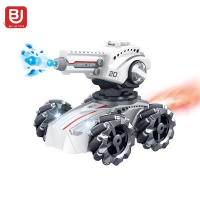 China 12 Way App Controlled Multifunctional Remote Control Tank Car 3 in 1 Soft Water Bubble Bullet Fight Tank with Lights&Music for sale