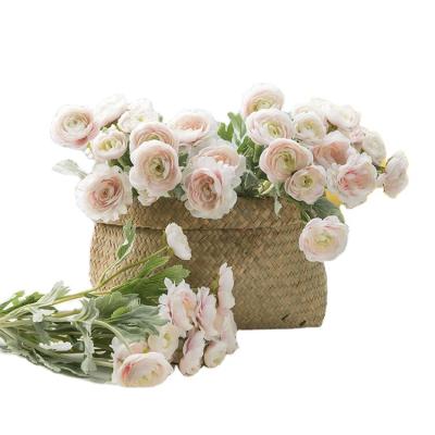 China MHJ250 Premium Artificial Flowers Lifelike Ranunculus Stems For Home Decor for sale