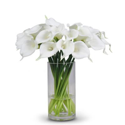 China Lifelike Artificial Calla Lilies MHJ177 Wedding Decor Artificial Flower PU Fake Calla Lilies The Real Touch for sale