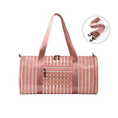 China Pink Travel Duffel Bag To Clear Duffel Bags Spend Overnight Clear Duffel Bags for sale