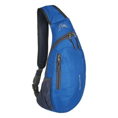 China Custom Folding Nylon Sling Bag Body Cross Backpack Gym Sport Shoulder Sling Bag for sale