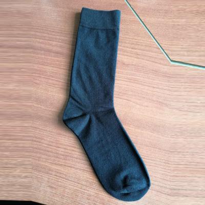 China 8938 custom and wholesale antibacterial many sizes man blue sock with high grade for sale