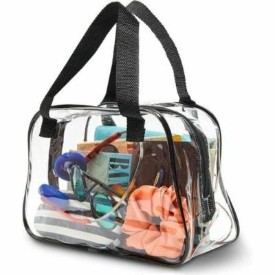 China Fashion Clear Stage Approved Tote Bag, Small Transparent Handbag for Travel and Concert for sale