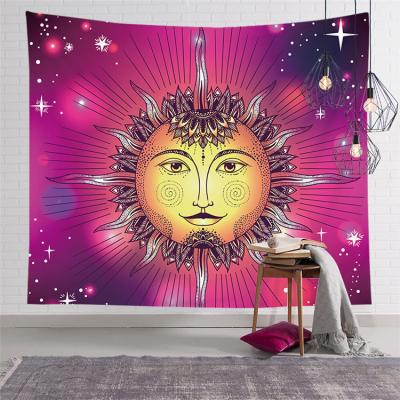 China Central Institute of Statistics Contemporary Nordic Warm Style Cloth Art Wall Hanging Tapestry, Customized Mandala Pattern Background Cloth Beach Blanket for sale