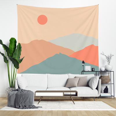 China Amazon Contemporary Hot High Quality Tapestry Selling Customizable Sunny Colorful Bright Rainbow Tapestry Wholesale Tapestry for sale