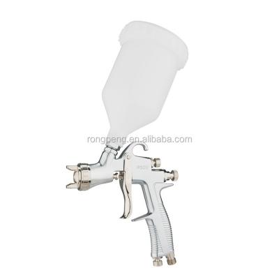 China RONGPENG R500 LVLP 600cc Pneumatic Capacity Paint Spray Gun Gravity Feed Spray Gun for sale