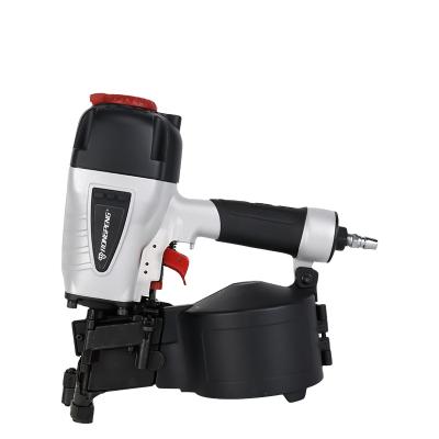 China Roof Decking RONGPENG CN65 Coil Pneumatic Nailer Air Nail Gun Roughing Nailer for sale