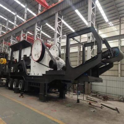 China High Efficiency Low Cost Stone Crushing Machine Factory Track Mobile Stone Jaw Crusher Price for sale