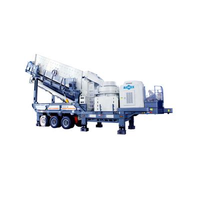 China High Efficiency Low Cost Gold Wheeled Mobile Ore Stone Cone Crusher Machine Price for sale