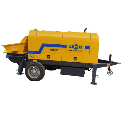 China Factory Aimix Factory Sale Diesel Concrete Pump ABT30 Small Prepared Concrete Pump for sale