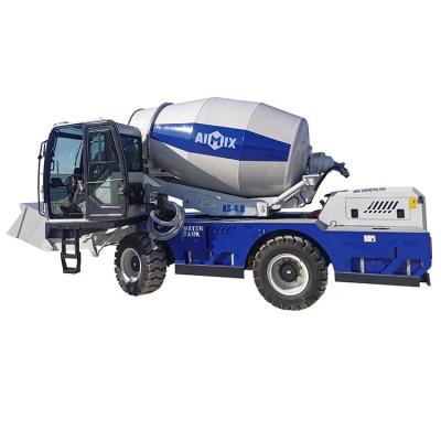 China Working Efficiency Aimix Brand Self Loading Concrete Mixer Truck With Suitable Price for sale