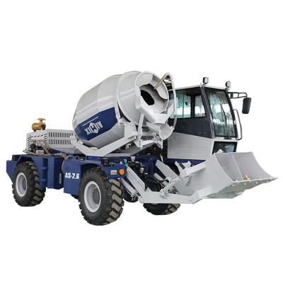 China Working Efficiency Aimix 2.6 m3 Concrete Mixer Self Propelled Self Loading Concrete Mixer Truck for sale