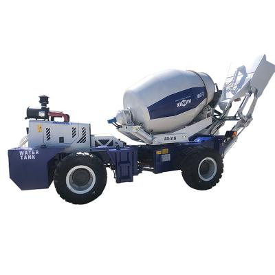 China Working Efficiency 2.6 Small Mobile Concrete Mixer Truck M3 For Sale for sale