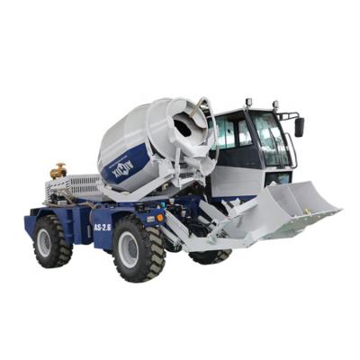 China Working Efficiency Aimix 2.6 Diesel Mobile M3 Self Loading Concrete Mixer Truck For Sale for sale