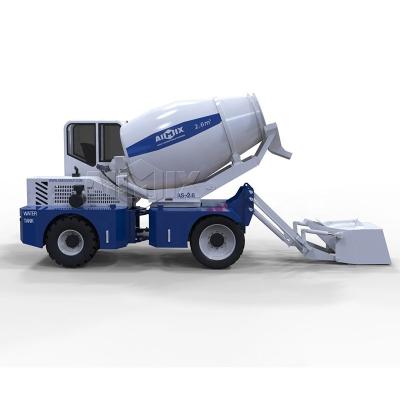 China Hot Sale 2.6 Working Efficiency M3 Mini Self Loading Mobile Concrete Mixer Truck for sale