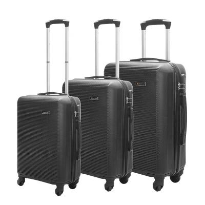 China Factory Made Lightweight Durable ABS Spinner Carry On Luggage Hard Luggage Suitcase 4 Wheel Travel Luggage Sets for sale