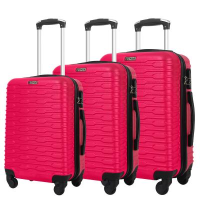 China Fashionable Lightweight Durable Collapsible Trolley Moving Box Sets Suitcase Women Travel Luggage Set Maletas for sale