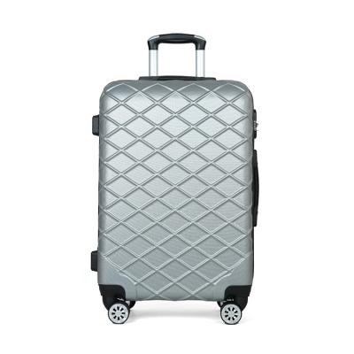 China Bojun Color To Travel Lightweight Durable Gray Waterproof Trolley Suitcase Rolling Luggage With Tsa Lock for sale