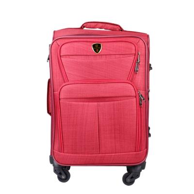 China Classic Cloth Letter Travel Luggage Bags Sets Factory Price Trolley Suitcase Trolley Luggage 3sets High Quality for sale