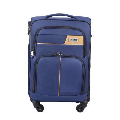 China Lightweight Durable Style Soft Fabric 3 Piece Luggage Set Luggage Set Travel Suitcase Luggage for sale