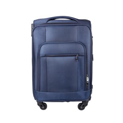 China Classic High-end High-end Durable Nylon Suitcases Women Polyester Fabric Trolley Handle Suitcases for sale