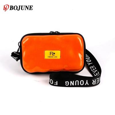 China ABS Lightweight Durable Mini Suitcase Shape Cosmetic Makeup Bag Shoulder Cross - Body Bags For Women for sale