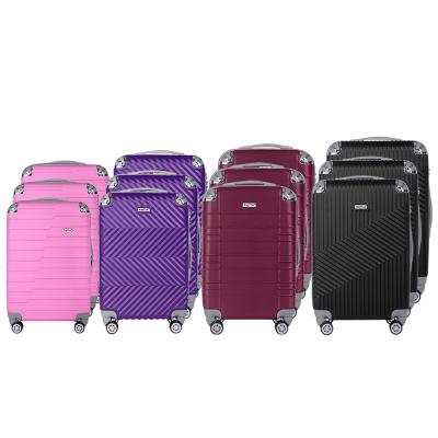 China Lightweight Durable 12 Pcs Luggage Set Travel Promotion Hard Cases Trolley Suit Cases Baggage for sale