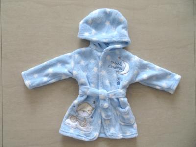 China blue baby bath robes,dressing gowns,clothing factory for sale