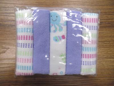 China 10 pk baby girl face cloth for sale