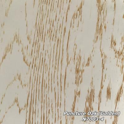 China Non Self Adhesive Deep Embossed Wood Grain Laminating PVC Film For Furniture for sale