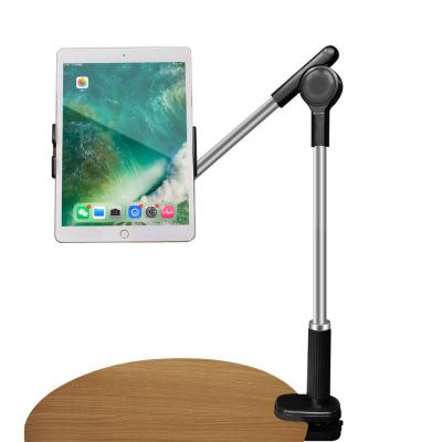 China 360 Rotation Arms Long Adjustable Smartphone Lazy Holder On Bed Phone Clip Holder Flexible Clamp For Desk for sale