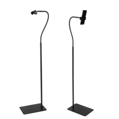 China 360 Adjustable Rotatable Height Adjustment Mobile Floor Stand Bracket Bracket Can Be Raised Phone Holder for sale