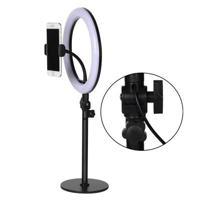 China Mini Cell Phone Holder With Selfie Ring Light Light With Phone Holder Led Light With Phone Holder for sale