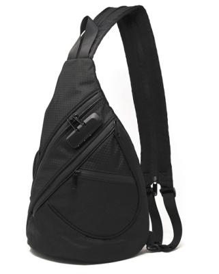 China Fashion Smell Proof Shoulder Pack Sling Convertible Shoulder Pack With Lock for sale