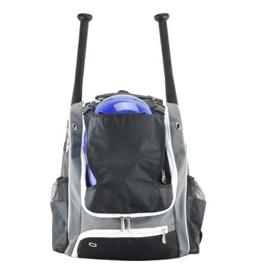 China Waterproof Softball Bat Baseball Backpack Bag with Shoes Compartment for Youth, Boys and Adult, T-Ball Gear Bag with Barrier Hook for sale