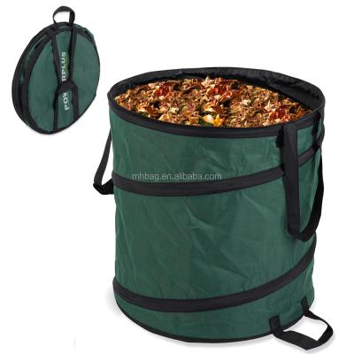 China Garden Bag Automatic Foldable Garden Collection Bag With Comfort Carry Handle for sale