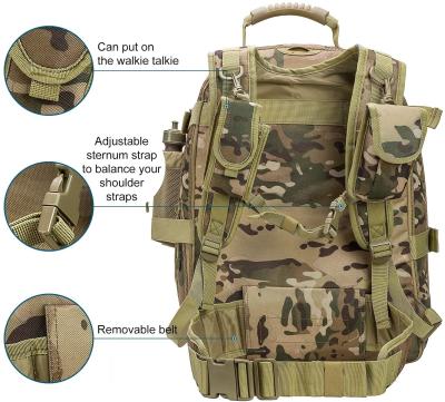 China 2022 New Design Large Capacity Backpack Army Bag Waterproof Military Tactical Bag Military Rucksack Bag for sale