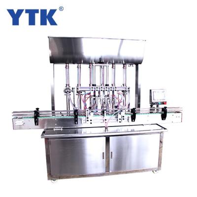 China Automatic Six Head Pneumatic Straight Paste Filler Machine Automatic Food Filling Filling Machine Price for sale