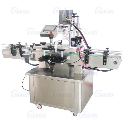 China Food Glass Bottle Beer Cover Single Head Plastic Table Electric Capping Machine Price for sale