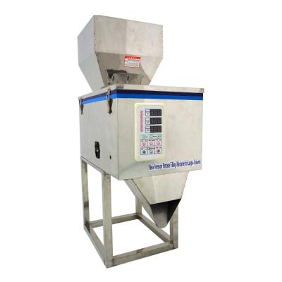 China Semi Automatic Beverage Powder 25-999g Weighing And Filling Machine Particle Filling Machine for sale