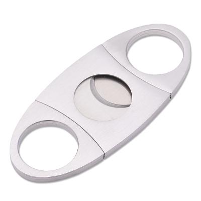 China stainless steel scissors laser cutting scissors large v color cut cigar cutter cigar cutter for sale