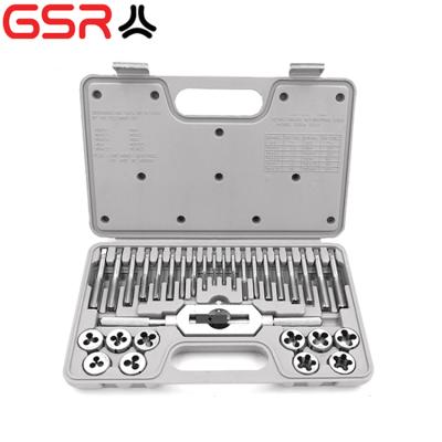 China HSS/ALLOY General Purpose Steel Professional M3~M12 Tap And Die Set for sale