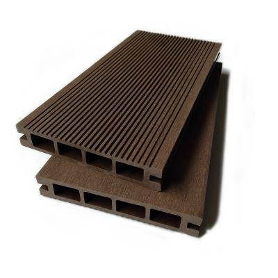 China 100% low price UV resistant outdoor wpc decking WPC wpc hollow flooring waterproof panel 135*22mm for sale