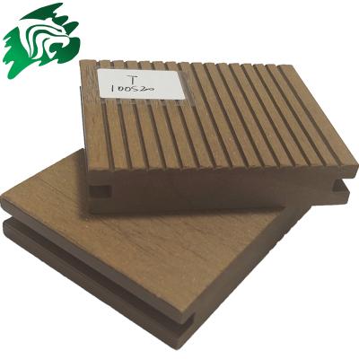 China Exterior Solid Maple Engineered SH100S20 Everjade WPC Decking Flooring for sale